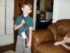 Colton and his first gun.